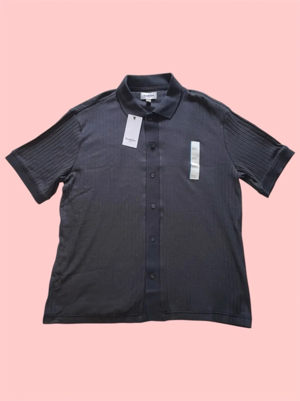 Goodfellow & Co Target Men's Dark Button Down Shirt - Picture 1 of 7